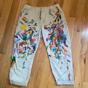 Vintage wrangler hand painted